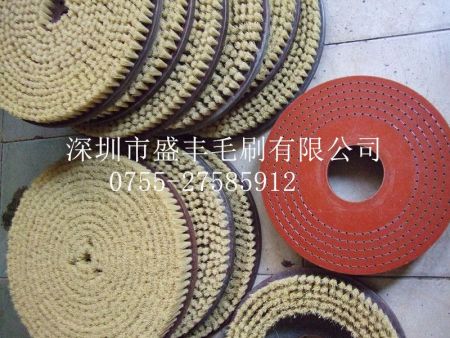 圓盤毛刷
